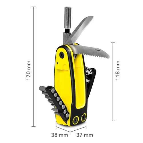 15 en 1: dimensiones compactas