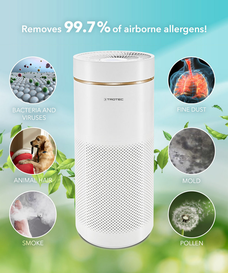 AirgoClean® 170 E – aire ambiental y respirable purificado