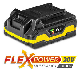 Batería multiuso Flexpower, 20 V, 2 Ah
