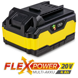 Batería multiuso Flexpower, 20 V, 4 Ah