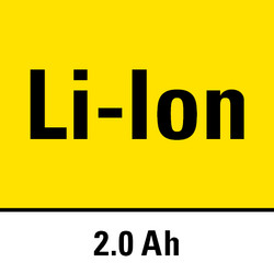 Batería recargable de iones de litio con una capacidad de 2 Ah