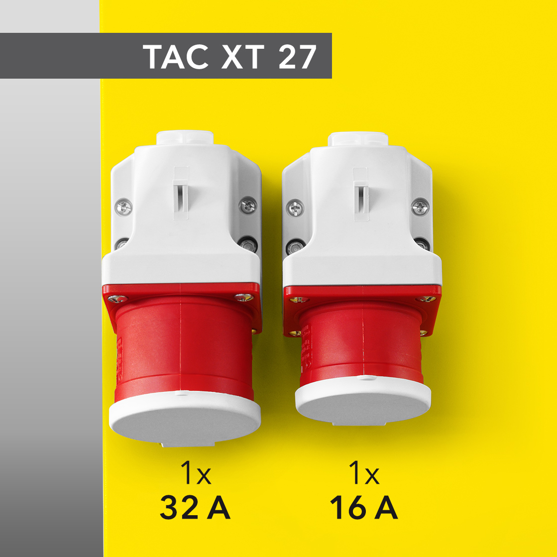 El TAC XT tiene un panel de control claramente dispuesto y enchufes de fácil acceso para la unidad