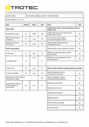 ErP Tabla soplador calefactor TFC 21 E (INT)