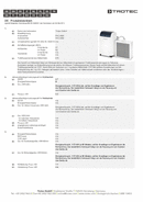 Ficha del producto aire acondicionado PAC 4600 (INT)