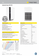 Ficha del producto secador industrial por condensación DH 310 (INT)