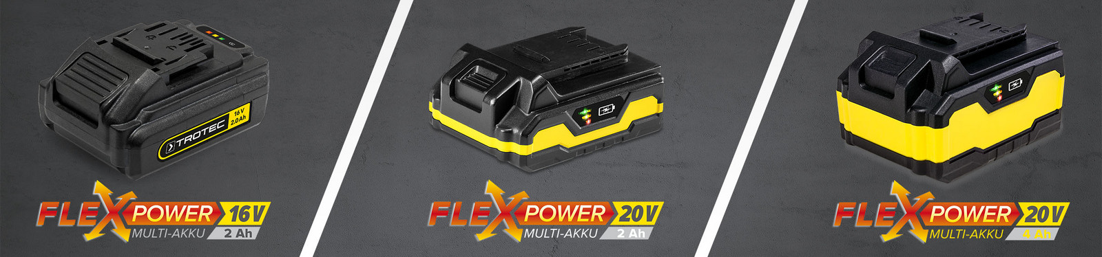 Flexpower – el innovador sistema de batería multiuso de Trotec