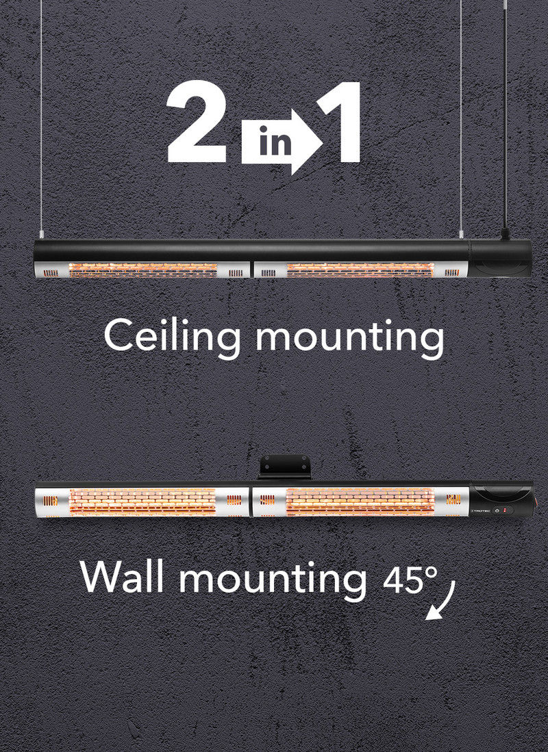 IR 2200 - Montaje en techo y pared