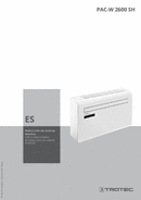 Manual de instrucciones aire acondicionado monobloque sin unidad exterior PAC-W 2600 SH (ES)
