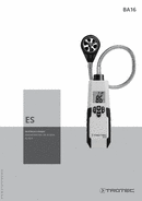 Manual de instrucciones anemómetro de rueda alada BA16 (ES)