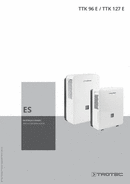 Manual de instrucciones deshumidificador TTK 96 E / TTK 127 E (ES)