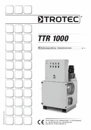 Manual de instrucciones deshumidificador TTR 1000