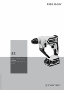 Manual de instrucciones martillo perforador con batería PRDS 10-20V (ES)