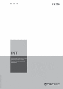 Manual de instrucciones Simulador de humo / niebla FS200 (INT)