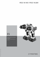 Manual de instrucciones taladro perforador de batería PSCS 10-16V / PSCS 10-20V (ES)