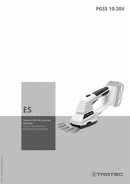 Manual de instrucciones tijera cortacésped y podadora con batería PGSS 10-20V (ES)