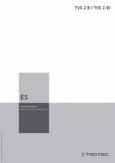 Manual de instrucciones ventilador de sobremesa TVE 2 B / TVE 2 W (ES)