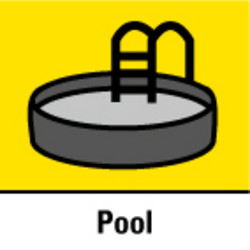 Para su uso en piscinas