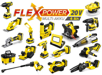 Sistema de batería multiuso Flexpower de Trotec