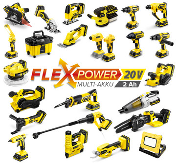 Sistema de batería multiuso Flexpower de Trotec