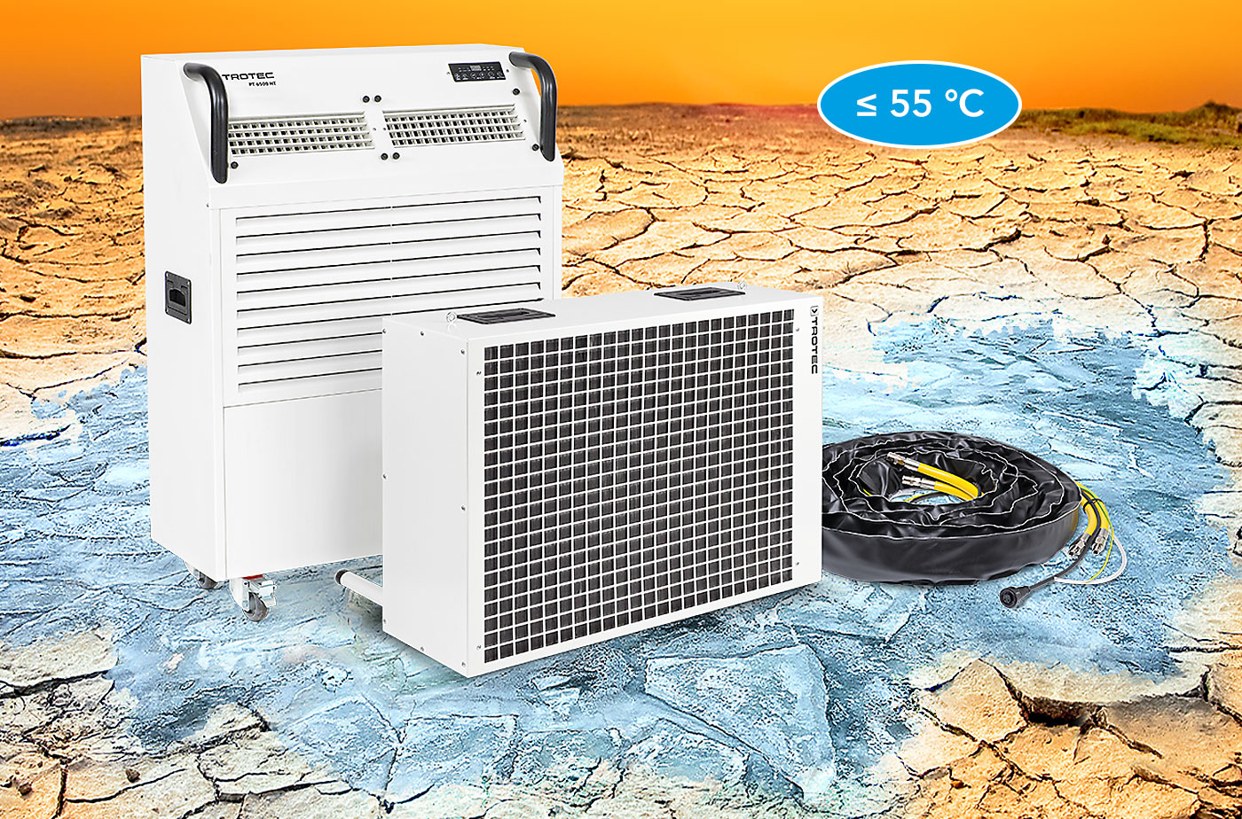 Unidad de aire acondicionado para altas temperaturas PT 6500 HT – para temperaturas ambientales de hasta +55 °C