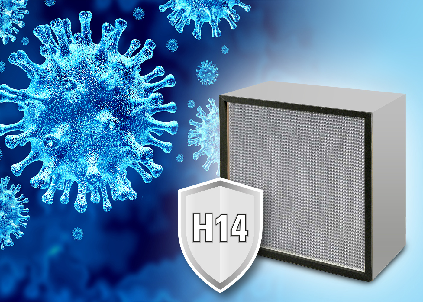 Ya está disponible el filtro de partículas en suspensión H14 para hacer frente al coronavirus